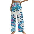 thumbnail image 1 of Cinnamoroll Womens Comfy Pajama PJ Pants Lounge Pants Sleepwear Drawstring PJ Bottoms Pants, 1 of 7