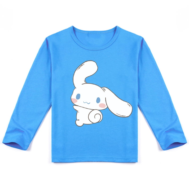Cinnamoroll crew neck long sleeve T-shirt for boys and girls, part of ...