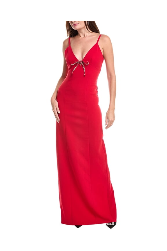 Cinq à Sept womens  Adele Gown, 12, Red