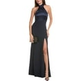 thumbnail image 1 of Cinq à Sept womens  Alexandra Silk-Blend Gown, 0, Blue, 1 of 3