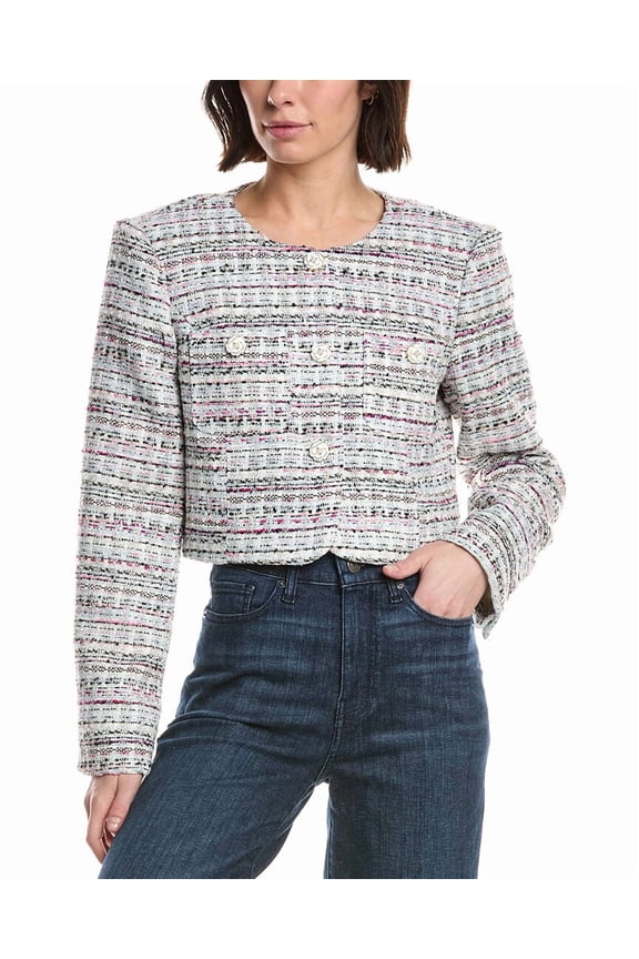 Cinq à Sept womens Auden Jacket, 10, Purple