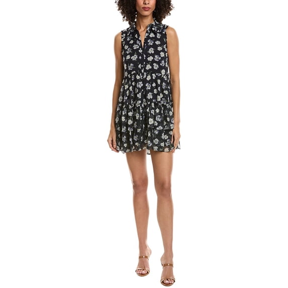 Cinq à Sept womens Becci Mini Dress, 2, Blue