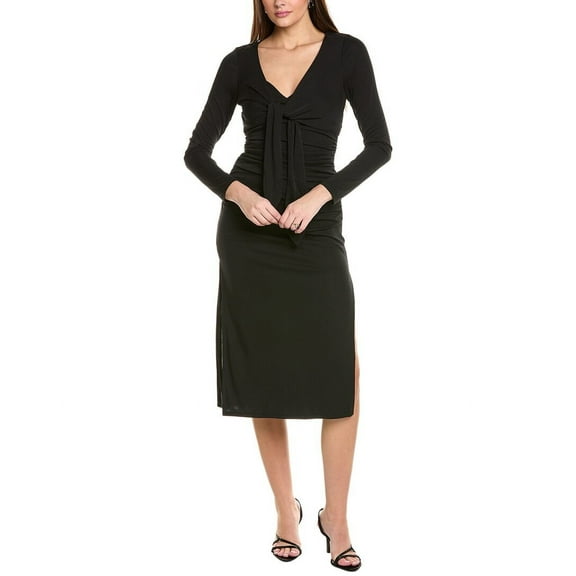 Cinq à Sept womens  Brenna Midi Dress, 4, Black