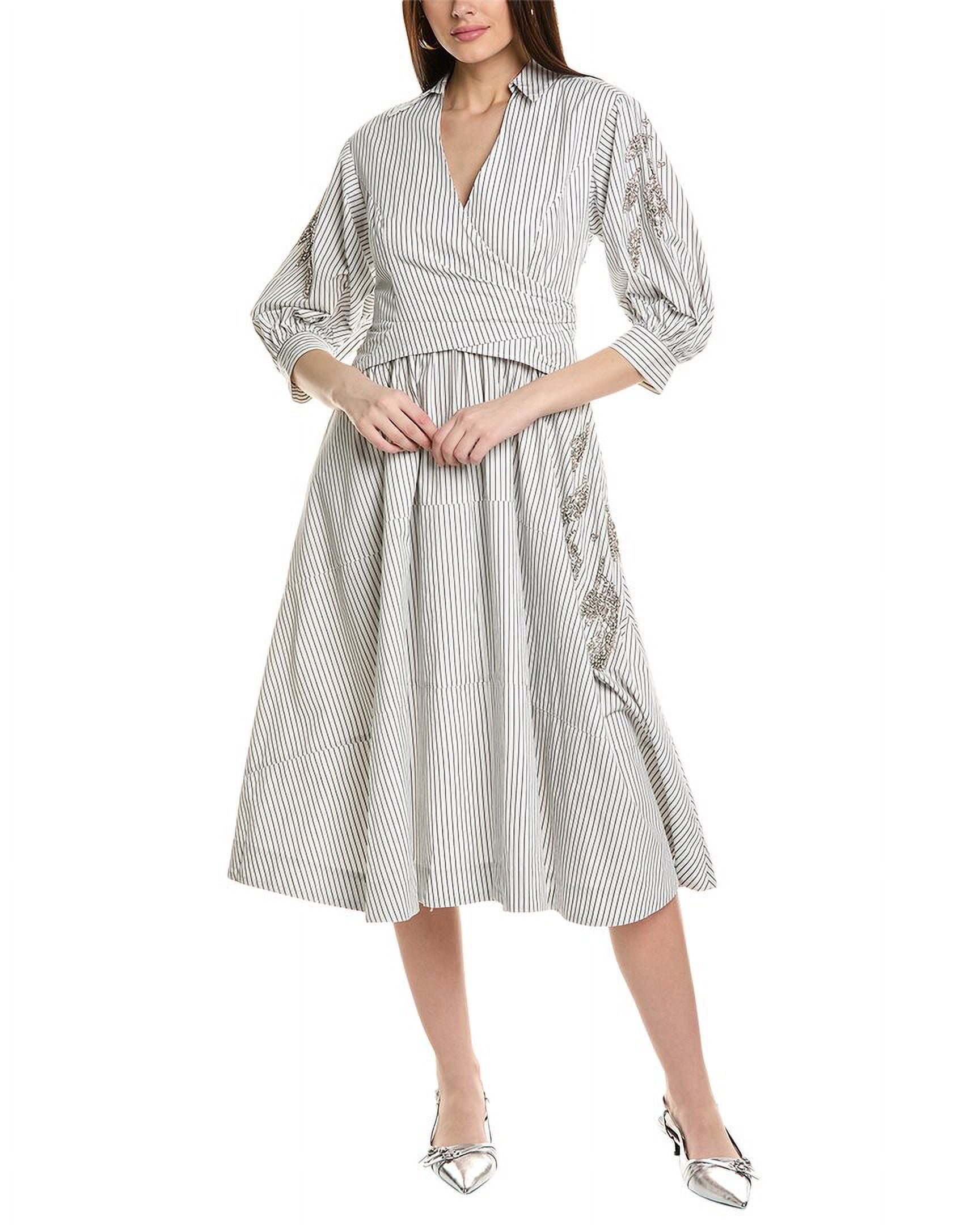 Cinq  Sept womens Cinq a Sept Camron Midi Dress, 0, White - Walmart.com