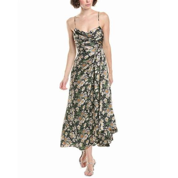 Cinq à Sept womens Cosmo Flowers Kasia Dress, 4, Black