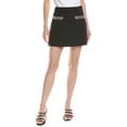 thumbnail image 1 of Cinq à Sept womens  Deco Border Randi Mini Skirt, 8, Black, 1 of 3