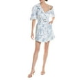 thumbnail image 1 of Cinq à Sept womens  Garden Toile Katie Shirtdress, 0, White, 1 of 3