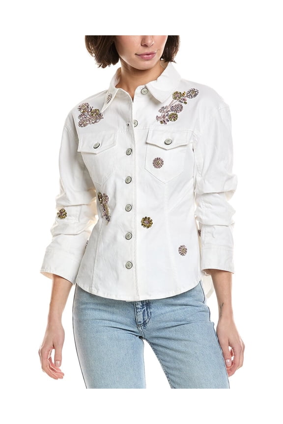 Cinq à Sept womens  Ivy Canyon Jacket, 00, White