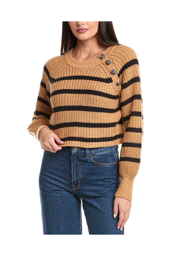 Cinq à Sept womens Keren Pullover, XL, Brown