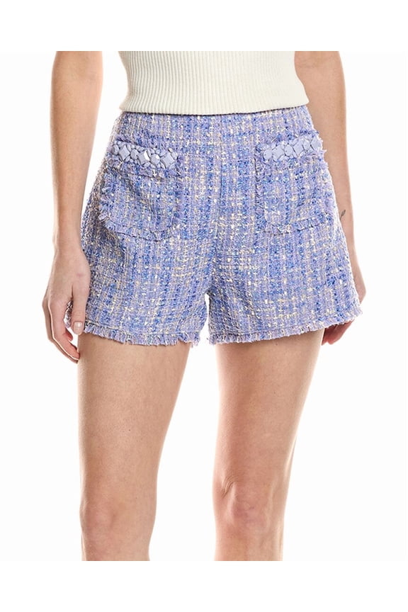 Cinq à Sept womens Lucie Boucle Short, 8, Purple