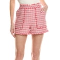 thumbnail image 1 of Cinq à Sept womens  Matilda Tweed Short, 12, Pink, 1 of 4