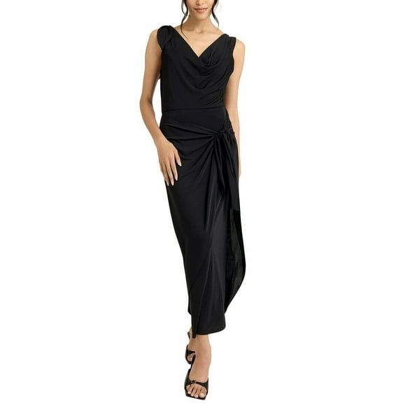 Cinq à Sept womens  Odin Midi Dress, 00, Black