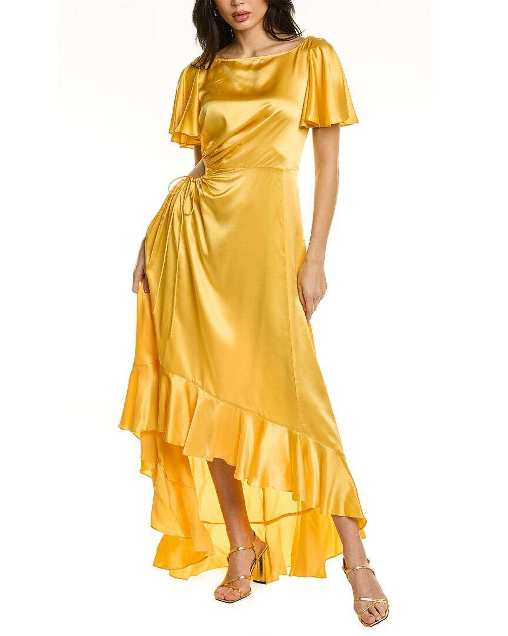 Cinq a sept yellow dress online