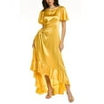 thumbnail image 1 of Cinq à Sept womens  Patti Silk Midi Dress, 2, Yellow, 1 of 3