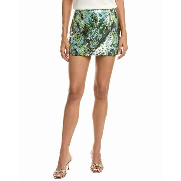 Cinq à Sept womens  Sequin Damask Juno Skirt, 12