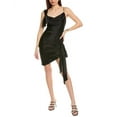 thumbnail image 1 of Cinq à Sept womens  Venus Silk Mini Dress, 4, Black, 1 of 3
