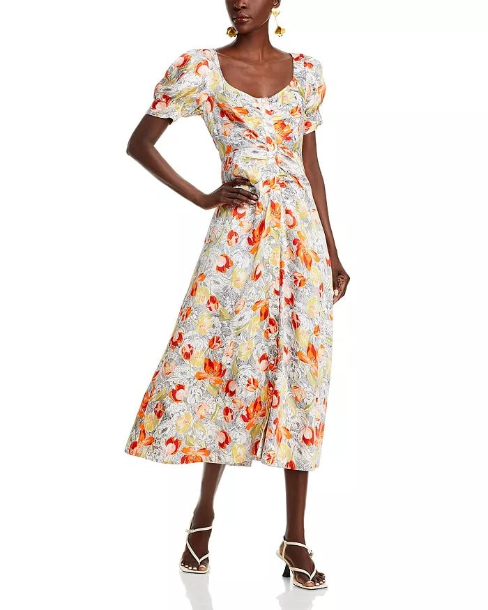 low cut a line dress Formal Dress: 61745. Long, Plunging Neckline, A Lin