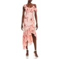 thumbnail image 1 of Cinq a Sept Womens FLORAL RUFFLED Slip Dress, 1 of 2