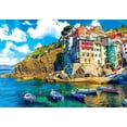 thumbnail image 1 of Cinque Terra Riomaggiola Village Italy, a 1500-piece Puzzle by Lafayette Puzzle Factory, 1 of 2
