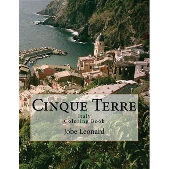 Cinque Terre, Italy Coloring Book