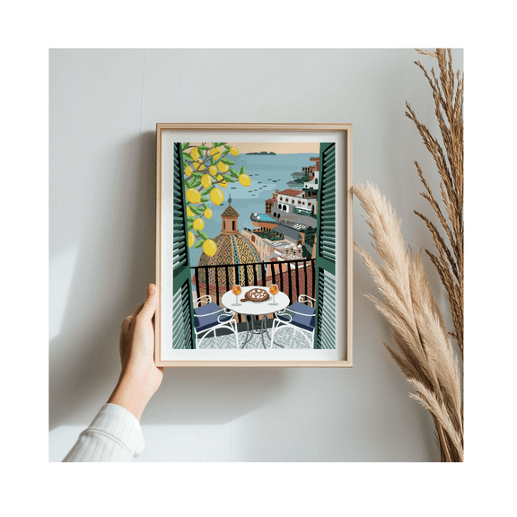 Cinque Terre Italy Travel Poster Home Decor Office Wall Art