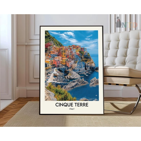 Cinque Terre Travel Poster, Cinque Terre Wall Art, Cinque Terre Poster Print, Cinque Terre Photo, Cinque Terre Decor, Italy Wall Art, Modern Wall Decor, 8x12 UNFRAMED
