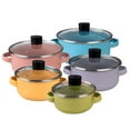 thumbnail image 1 of Cinsa 10-Piece Cookware Set, Premium Enamel on Steel Pots with Lids, 1 of 7