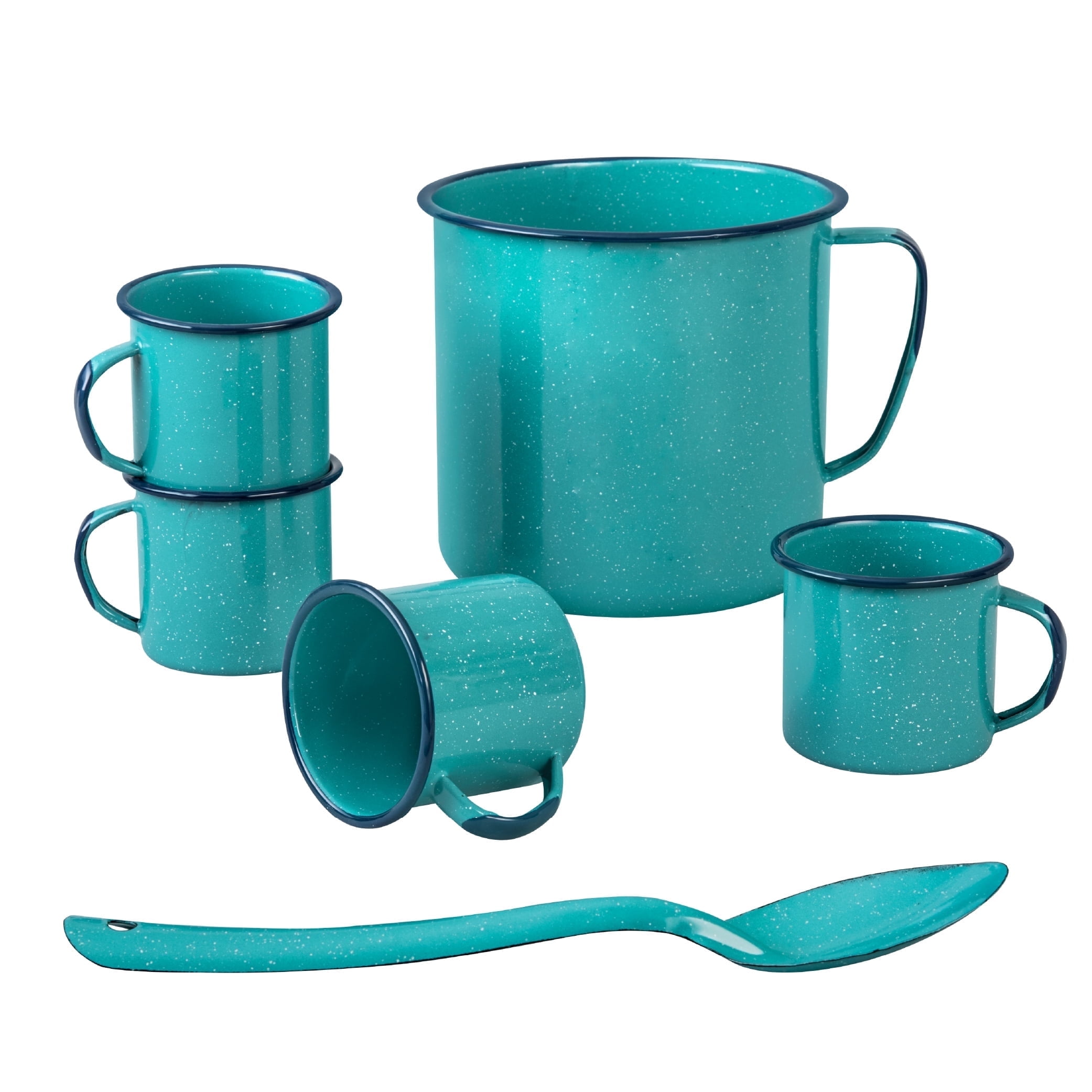 Cinsa 6-Piece Enameled Steel 4 QT Chocolate Set – Curacao