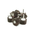 thumbnail image 1 of CintBllTer 1-1/2" x 1" Aluminum Oxide Flap Wheel with 1/4" Shank Mounted, Perfect for Woodworking Grinding Polishing Rust Paint Removal (10 Pack) - 60 Grit, 1 of 6