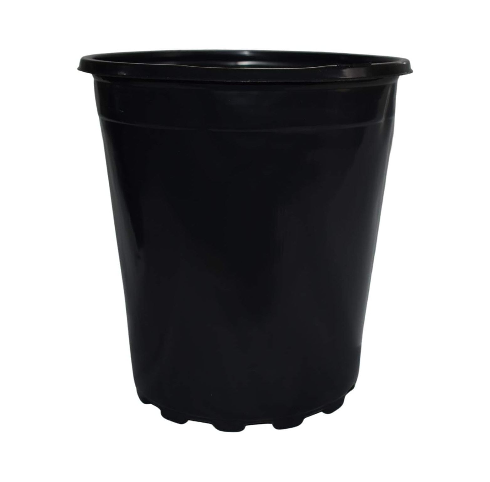 CintBllTer 1.5 Gallon Black Plastic Nursery Pot Set of 10 (Trade 2