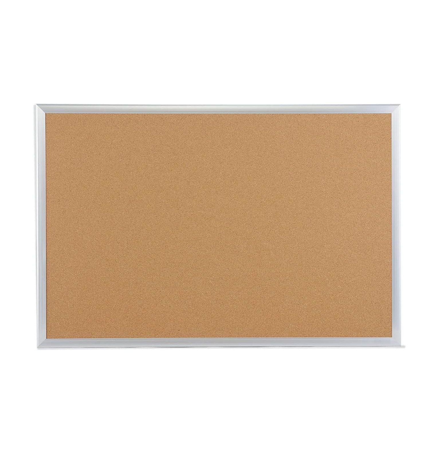 CintBllTer 1682311 Standard Cork Bulletin Board Aluminum Finish Frame 3