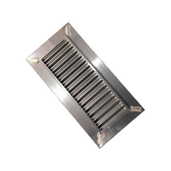 CintBllTer 2 1/4""x12" 5/16" Thick Floor Vent Registers Matching Floor Tile Hardwood Laminate