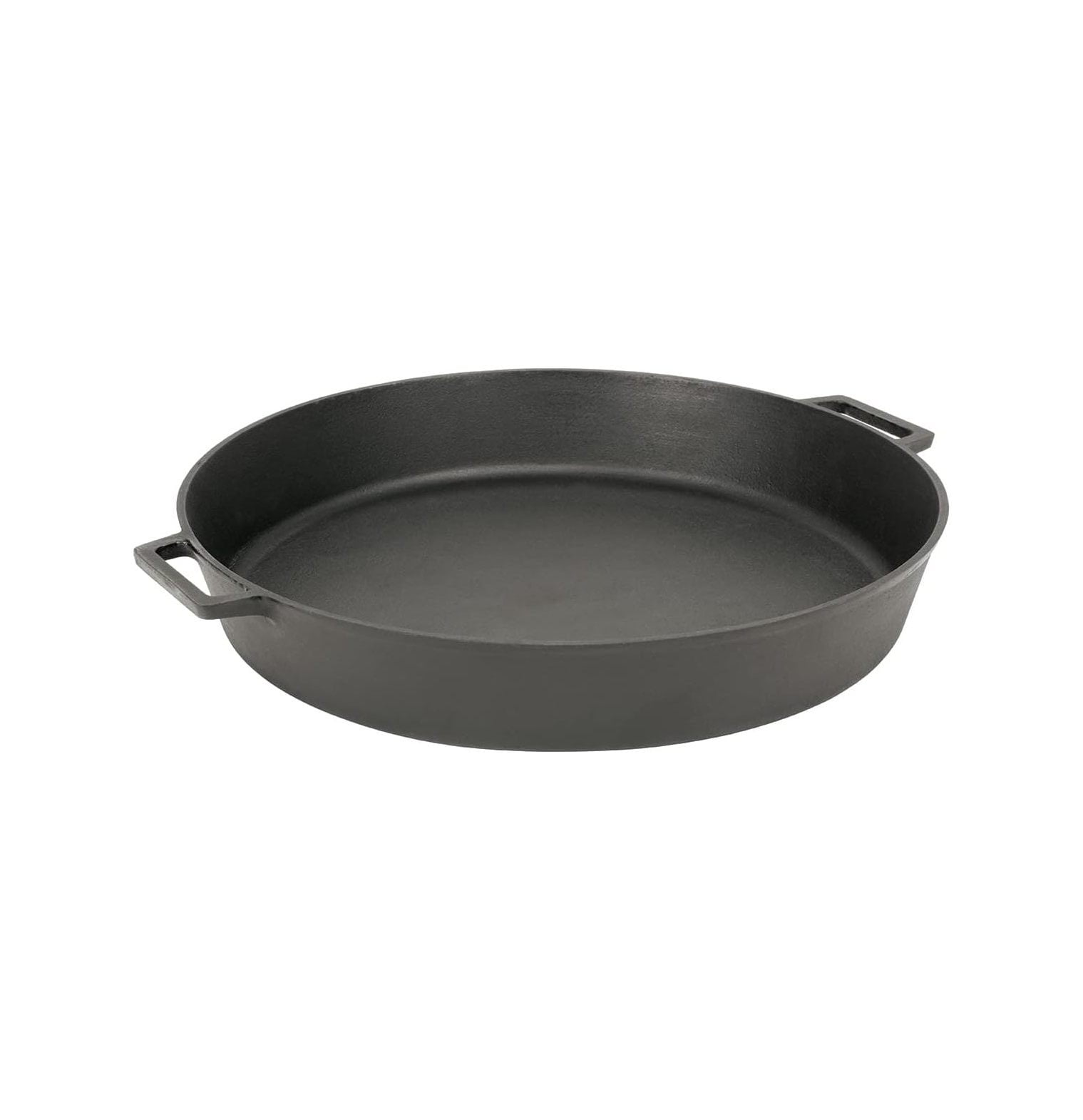 Cast iron pan 20 cm with stainless steel handle baked uncoated –