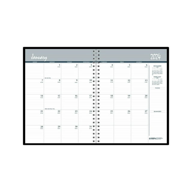 CintBllTer 20242029 Monthly Calendar Planner, 5 Year, 81/2 x 11