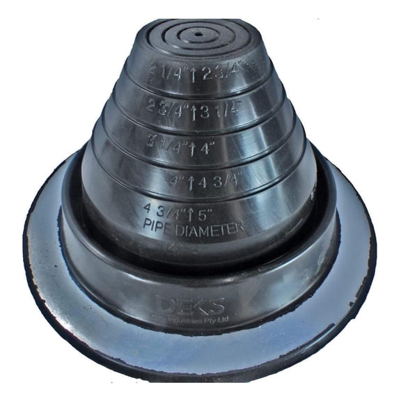 CintBllTer: #3 Metal Roof Pipe Flashing Boot - Cut to Fit Almost Any Pipe - Flexible & Adjustable Roof Jack Pipe Boot - (Black)