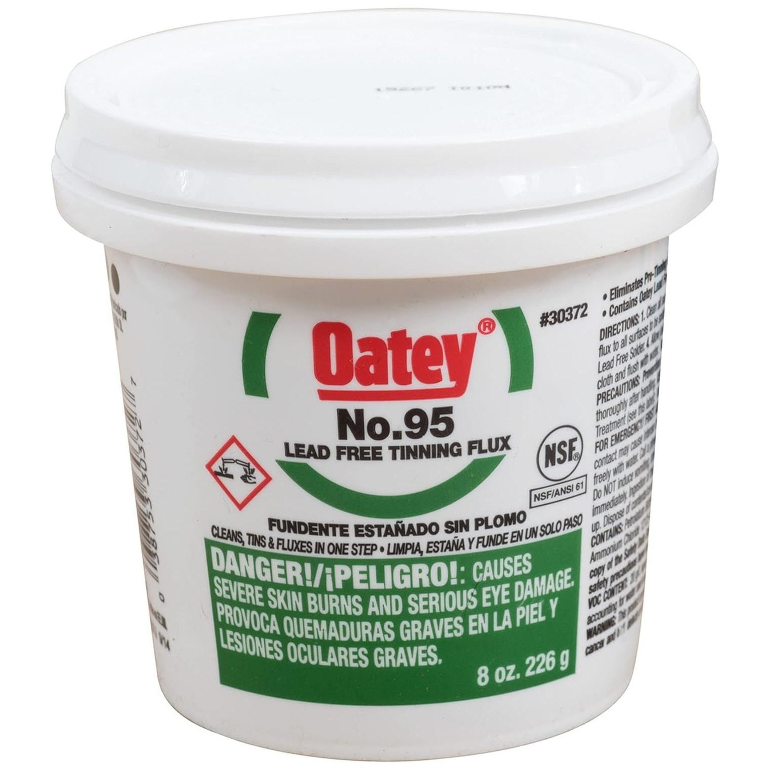 CintBllTer 30372 No. 95 Tinning Flux, Lead Free 8-Ounce, Gray
