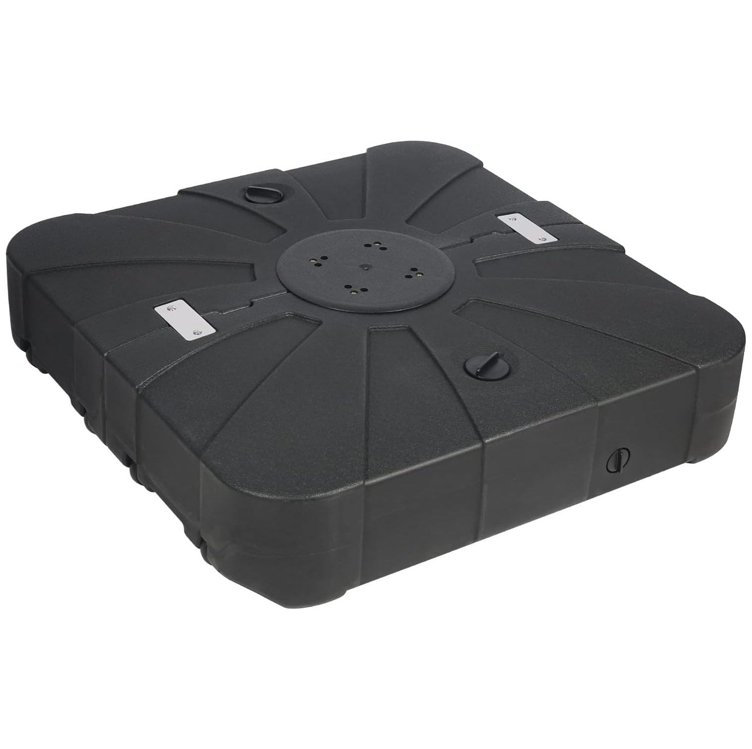 CintBllTer 33" x 33" Square Cantilever Offset Umbrella Base with Wheels