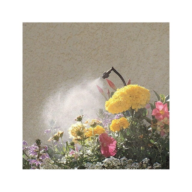 CintBllTer 50 ft. 1/4 in. Flexible Misting Tubing Line (Tan) Greenhouse, Patio Misting, Pet