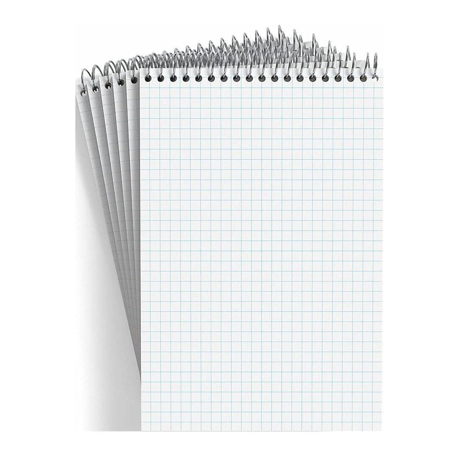 CintBllTer 504390 Steno Pads,6X9, Asst Color Cvrs,80 Sh./Pd,6 Pds/Pk