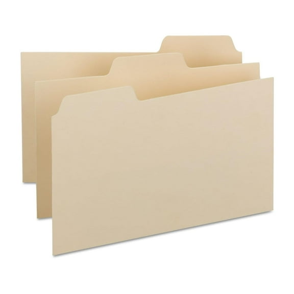 CintBllTer 57030 Self-Tab Card Guides Blank 1/3 Tab Manila 8 X 5 100/Box