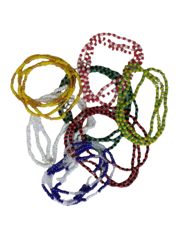 7 Collares de Santeria Obatala, Shango, Oshun, Yemaya, Orula, Elegua y Oggun | 7 Santeria Beaded Necklaces Elekes| Collares de Cuentas IFA, Religion Yoruba, Lucumi