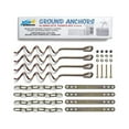 CintBllTer 70113 Swing Set, Trampoline, & Patio Furniture Metal Ground Anchor Kit Hardware