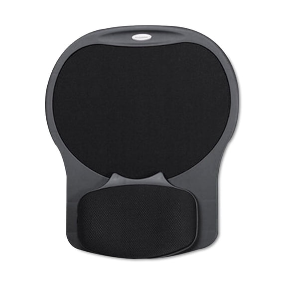 CintBllTer 93730 Gel Mouse Pad,W/Wristrest,10-Inch X12-Inch X1-1/2-Inch,Texture/Black