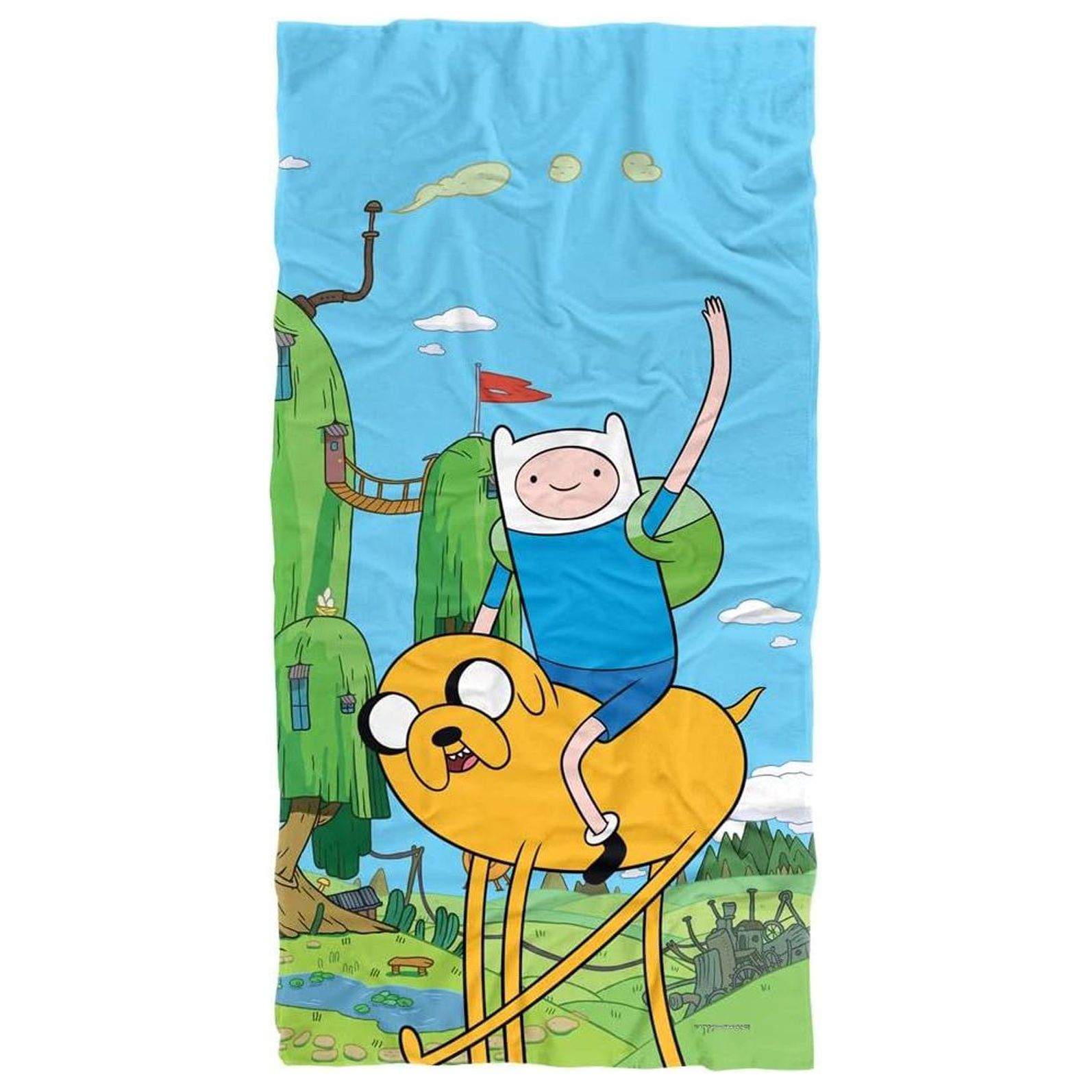 CintBllTer Adventure Time Beach Towel, 30"x60", Best Bros Beach Towel