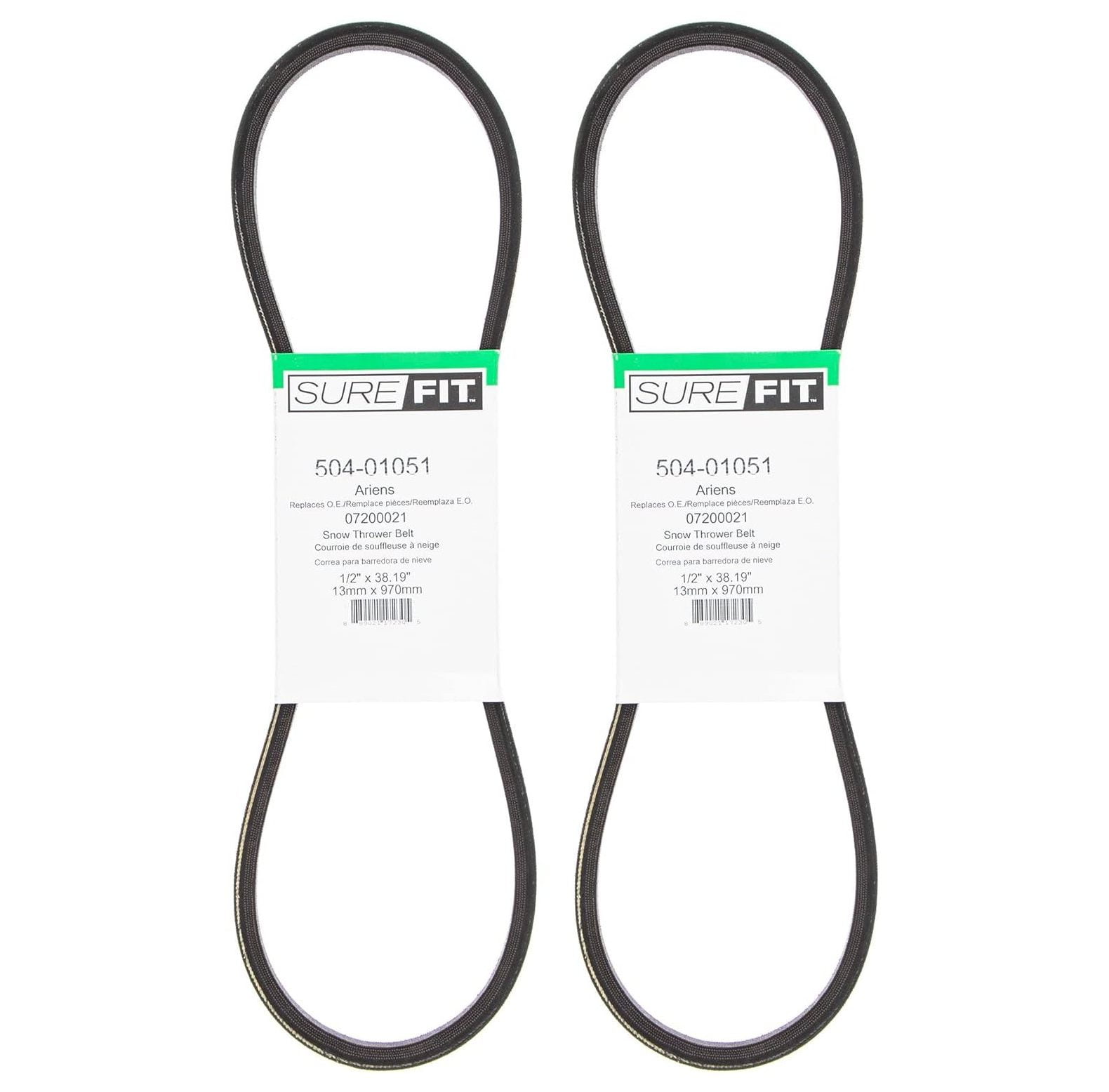 CintBllTer Auger Drive Belts Replacement for Ariens 07200021 926LE