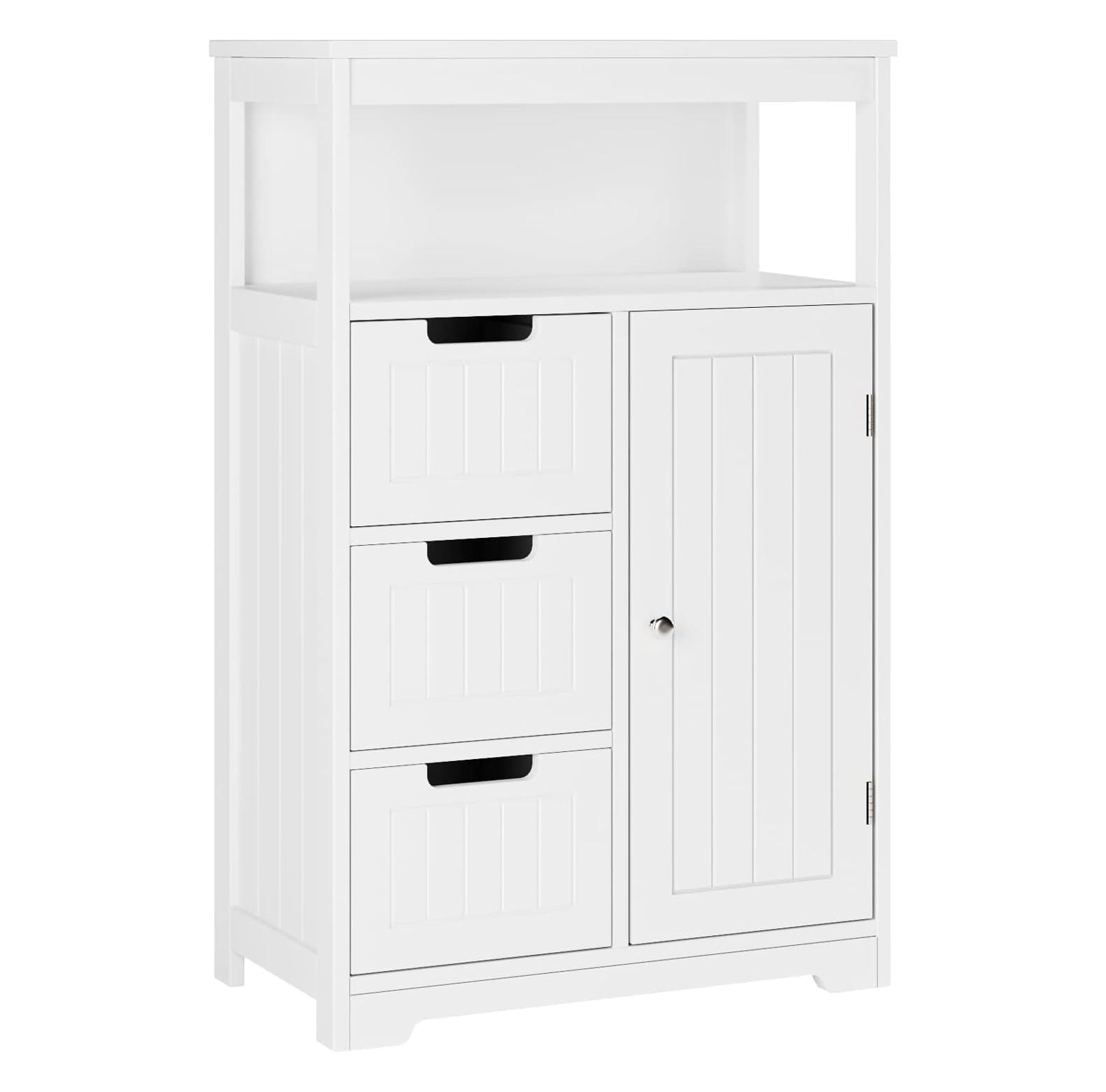 CintBllTer Bathroom Floor Free Standing Storage with 3