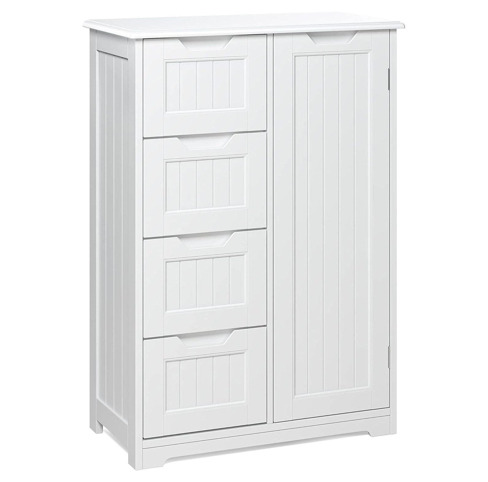 CintBllTer Bathroom Storage with Door and Shelves, 33" Small