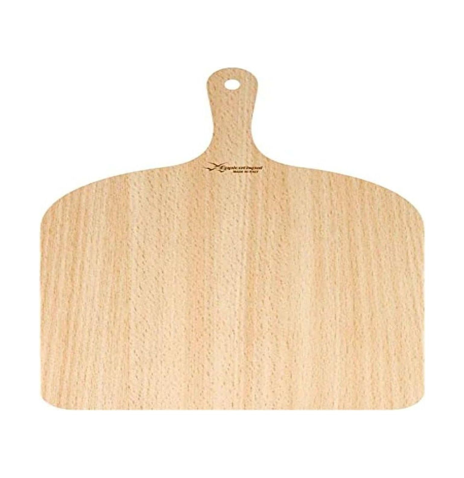 CintBllTer Birchwood Pizza Peel, 16 by 12Inch,Silver/Brown