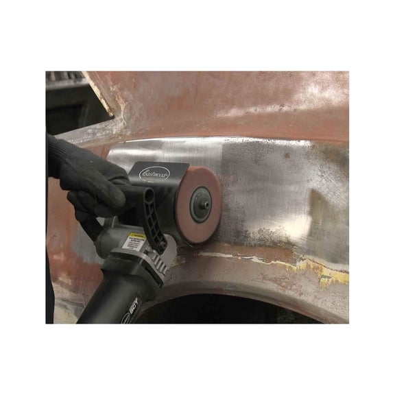 CintBllTer CONTOUR SCT Finishing Drum 60 Grit Nylon Aluminum Oxide Drum 4.5 in Diameter for Light Paint Rust Remove Bare Metal Surface