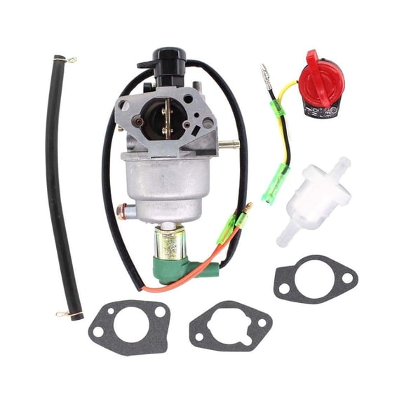 CintBllTer Carburetor for UST GG5500 GG7500N JF182 5500 7500 Watt Generator Fuel Line Filter Gasket Switch